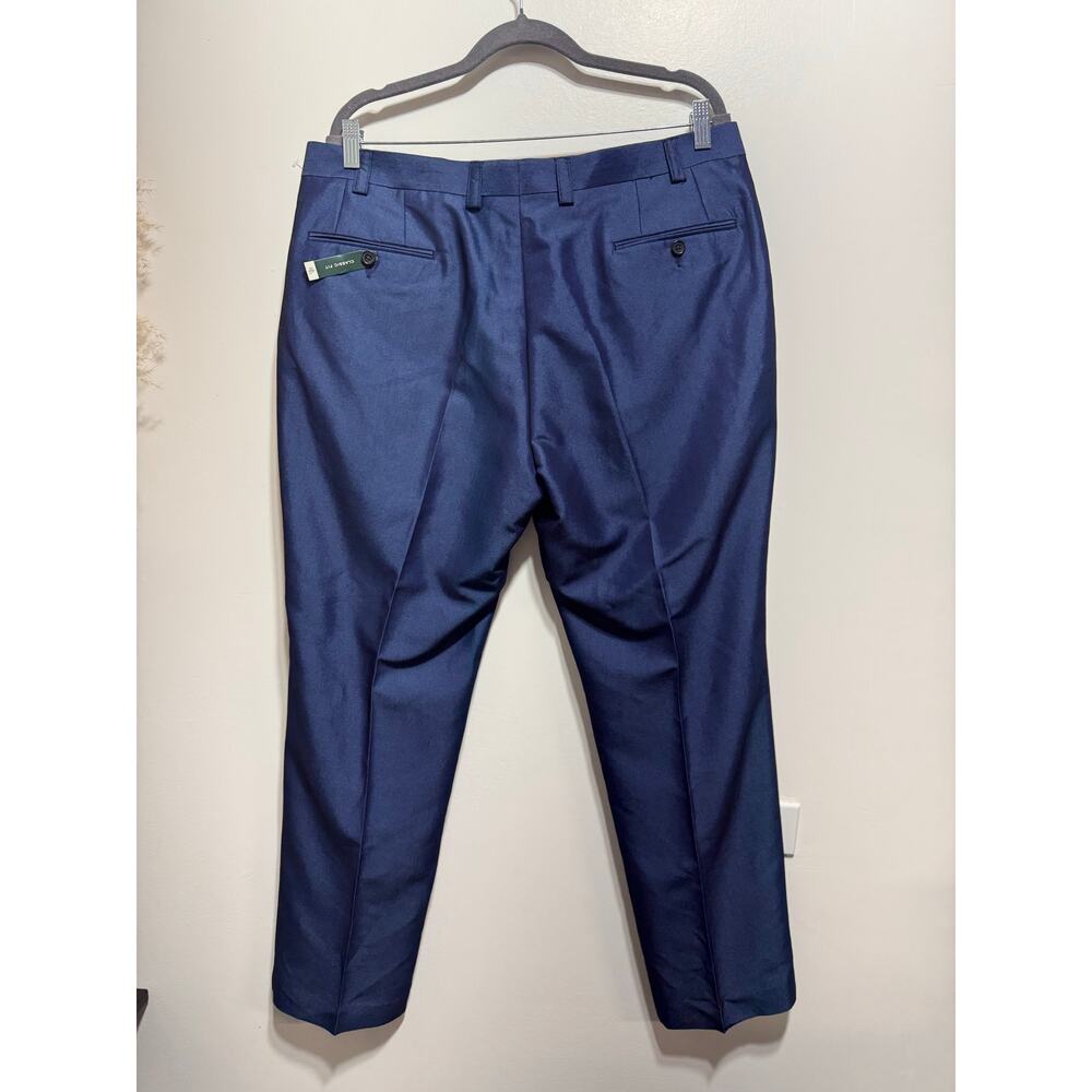 Lauren Ralph Lauren Mens Classic-Fit Flat Front Dress Pants Emory Navy 38x30 NWT - Picture 3 of 5
